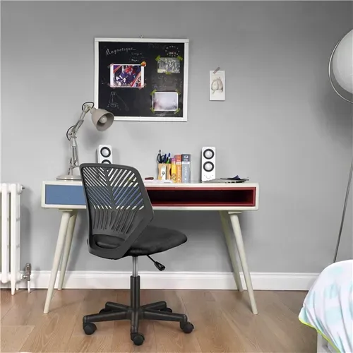 Fauteuil D'ordinateur Fonction Réglable,chaise De Bureau, Ergonomique,pivotant, Charge De 136kg Noir