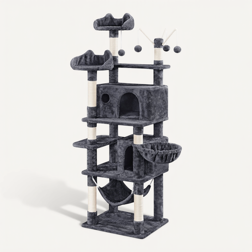 Arbre À Chat Maison Pour Chat Poteaux En Sisal Boules Avec Clochette