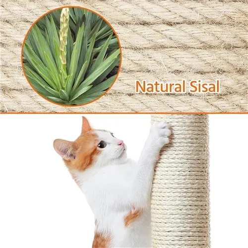 Arbre À Chat Maison Pour Chat Poteaux En Sisal Boules Avec Clochette