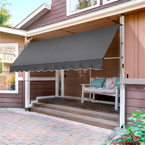 Store Banne Manuel Avec Manivelle Auvent Rétractable 300 X 120 Cm