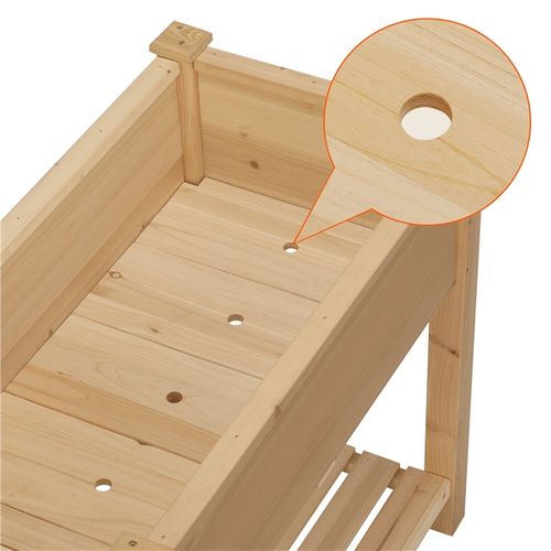 Carré Potager Sur Pied Jardinière Surélevée En Bois