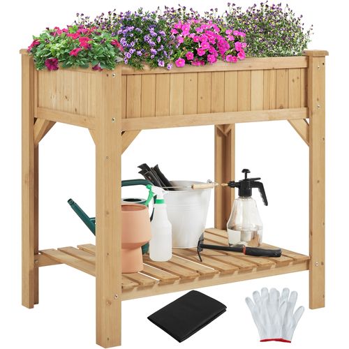 Carré Potager Sur Pied Exterieur Table De Rempotage Jardinière