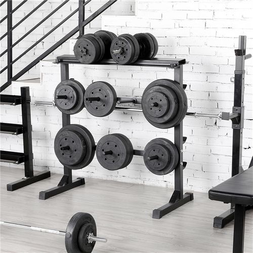 Support Pour Haltères Max. 300 Kg Pour Musculation/fitness En Fer Peint