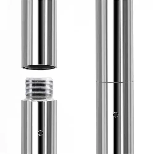 Barre De Pôle Dance Hauteur Réglable 225 Cm-274,5 Cm Argent