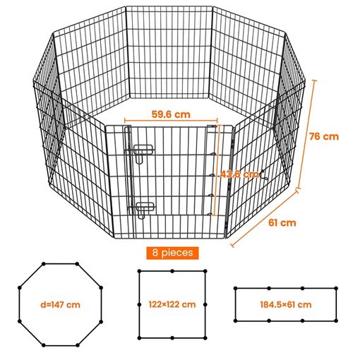 Jouet Clôture De Corral Pour Chevaux – 20 Pièces DIY à Assembler – Pour Figurines Animaux – éducatif Et Créatif – Marron - 7