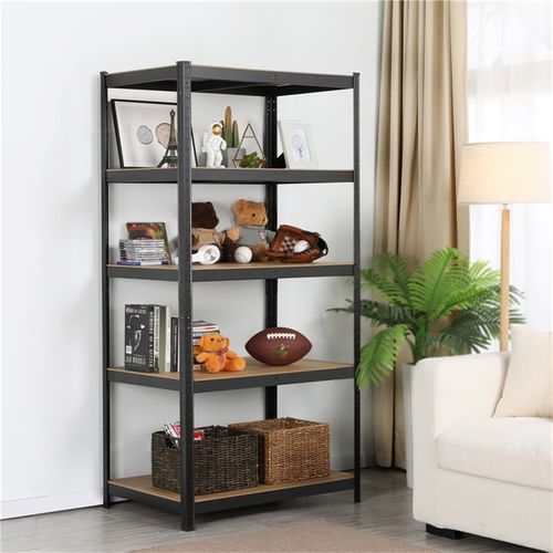 Étagère De Rangement En Bois Mdf/métal Charge Max.175kg