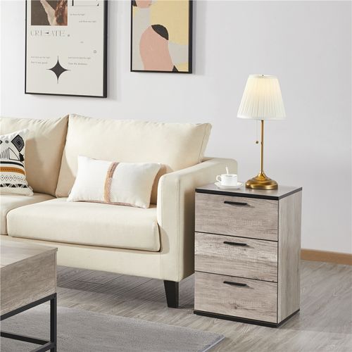 Table De Chevet Table De Nuit En Bois 40 X 35 X 60 Cm Commode De Chevet