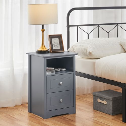 Table De Chevet En Bois, Table De Nuit Chambre Adulte 40 X 35 X 60 Cm