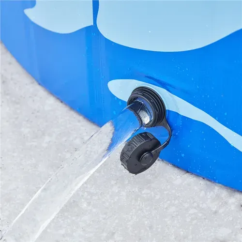 Piscine Pour Chien Pliable, Baignoire Portable Antidérapant Et Résistant, Bleu XXL