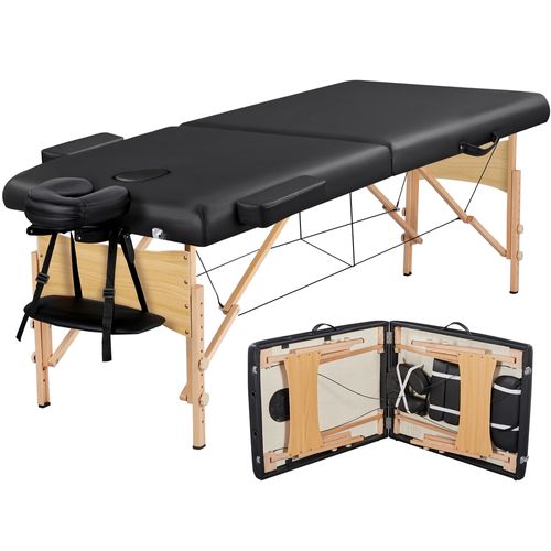 Table De Massage Pliante Lit De Massage 70 Cm Lit De Massage Professionnel Canapé Cosmetique Noir