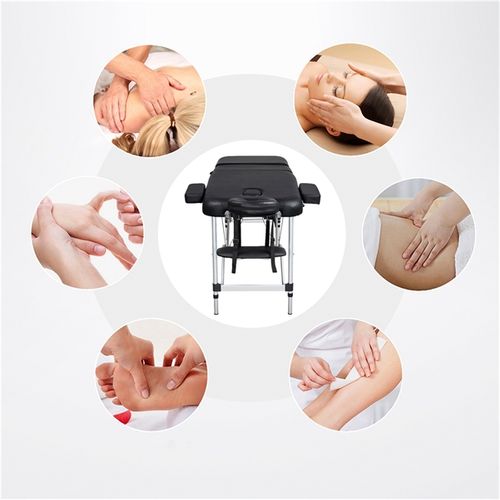 Table De Massage Pliante En 3 Sections Lit Cosmétique