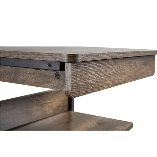 Table Informatique Bureau D'ordinateur 56 X 51 X 79 Cm Taupe