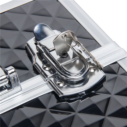 Malette De Maquillage Professionnelle 34,7 X 22,2 X 25 Cm Noir