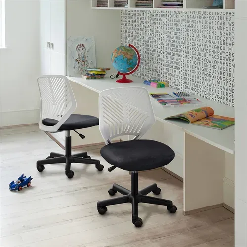 Chaise De Bureau Chaise D'ordinateur Fauteuil Bureau Ergonomique Gris Foncé
