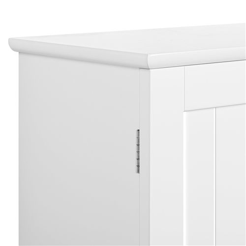 Armoire Murale De Salle De Bain En Bois, 60 X 22,5 X 64 Cm