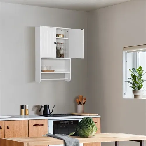 Armoire Murale Suspendus De Salle De Bain 48,5 × 14 × 73 Cm