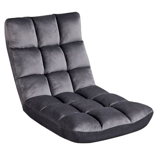 Fauteuil Paresseux Tatami Pliable Gris