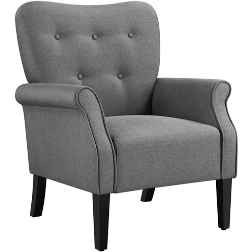 Fauteuil De Salon Chaise De Salon Moderne En Tissu Polyester