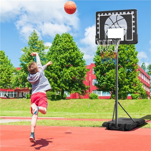 Panier De Basket Extérieur Sur Pied à Roulettes Avec Base De Lestage
