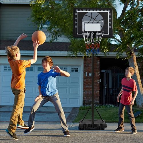 Panier De Basket Extérieur Sur Pied à Roulettes Avec Base De Lestage