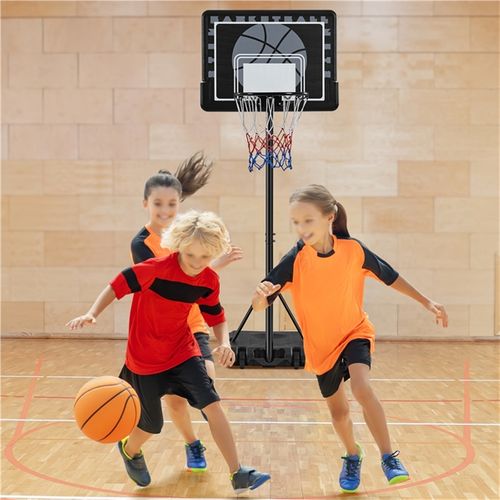 Panier De Basket Extérieur Sur Pied à Roulettes Avec Base De Lestage
