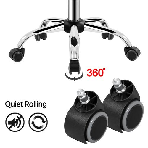 Chaise De Bureau Moderne En Similicuir Sans Accoudoirs, Brun Rustique