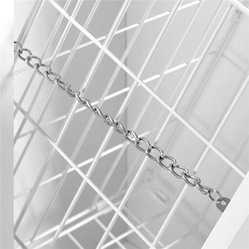 Colonne Salle De Bain Armoire Panier à Linge Placard De Rangement Toilette Blanc