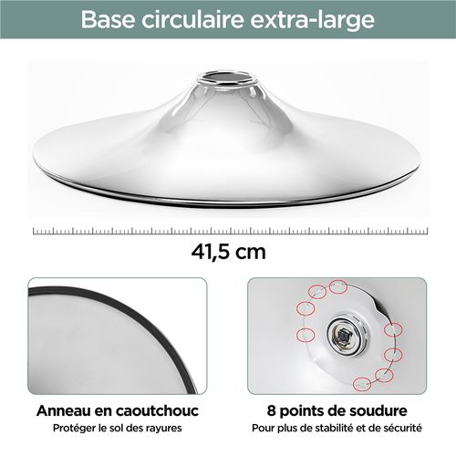 Lot De 2 Chaises De Bar Design Capitonné En Similicuir Avec Assise Réglable En Hauteur, Gris