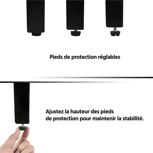 Lot De 2 Chaises De Salle à Manger En Tissu Avec Haut Dossier Et Pieds En Bois Massif, Gris Foncé