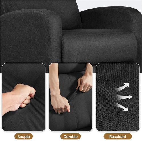 Fauteuil De Relaxation Chaise De Détente Siège De Canapé Fauteuil Relax/chambre à Coucher Tissu
