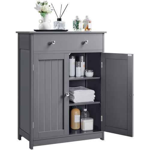 Meuble Demi-colonne Meuble Bas De Salle De Bain Armoire Toilette- 1