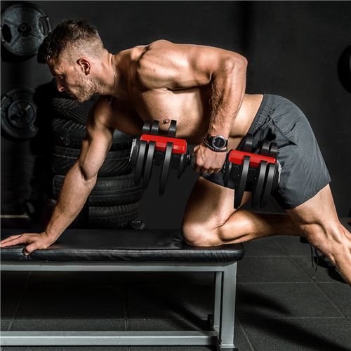 Haltère Endless Réglable 2,5-24 Kg – 5 En 1, Avec Plateau De Rangement