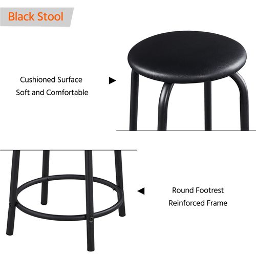 Table à Dessin Inclinable Avec Table D’appoint Et Tabouret, Bureau à Dessin Avec 3 Tiroirs, Noir