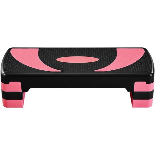 Step D’aérobic Step Fitness Exercice Hauteur Réglable En 3 Niveaux Charge Max. 250 Kg, Rose