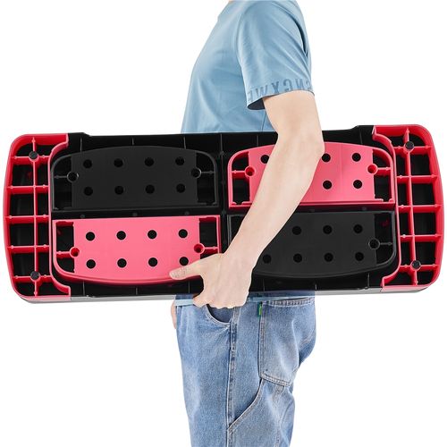 Step D’aérobic Step Fitness Exercice Hauteur Réglable En 3 Niveaux Charge Max. 250 Kg, Rose
