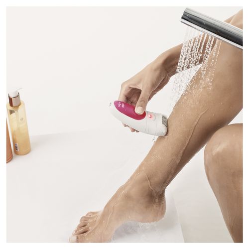 Épilateur Silk-épil 5 5/500 Sensosmart Rose, Blanc 28 Pince(s)