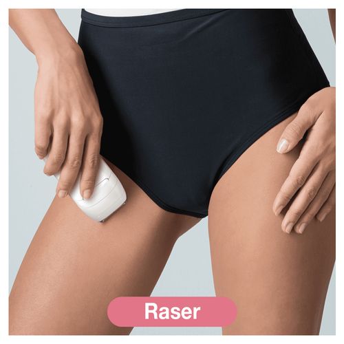 Épilateur Silk-épil 5 Wetetdry 81683688 Blanc, Rose 28 Pince(s)