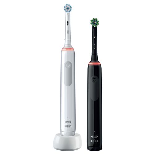 Brosse A Dents Electrique Noir Et Blanc - Pro 3 3900