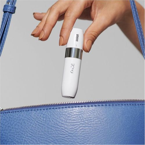 Mini Rasoir Facial Électrique Compact Pour Femme, Lumière Intégrée