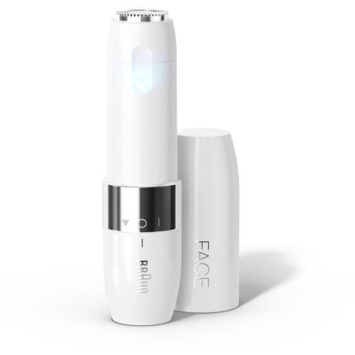 Mini Rasoir Facial Électrique Compact Pour Femme, Lumière Intégrée