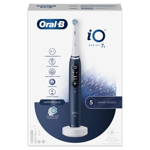 Oral-b Io 7s Adulte Brosse À Dents Oscillante Bleu, Blanc