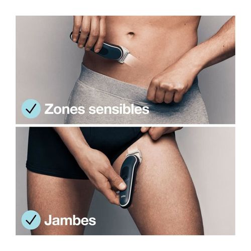 Tondeuse Pour Le Corps, Avec Sabot Pour Zones Sensibles, Body Groomer 5 Bg5340 T