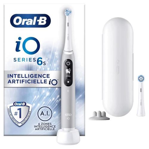 Brosse À Dents électrique Connectée Grise Bluetooth 5.0 Io 6s