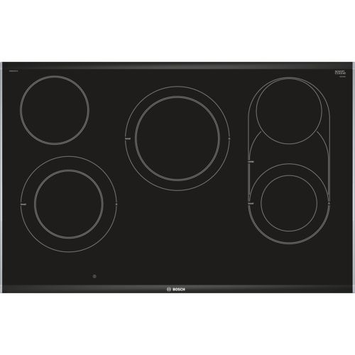 Plaque Vitrocéramique Encastrable Serie 8 Pkm875dp1d Noir, Acier Inoxydable 5 Foyers