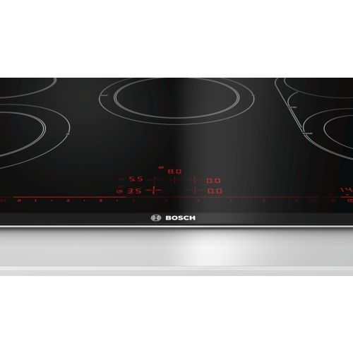 Plaque Vitrocéramique Encastrable Serie 8 Pkm875dp1d Noir, Acier Inoxydable 5 Foyers