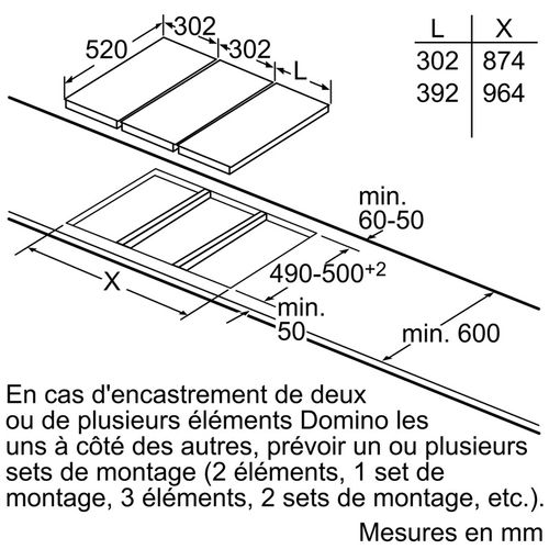 Domino Induction 30cm 2 Feux 3700w Noir Eh375fbb1e