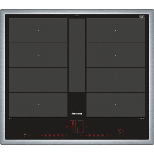 Plaque À Induction Encastrable Iq700 Noir, Acier Inoxydable 4 Foyers