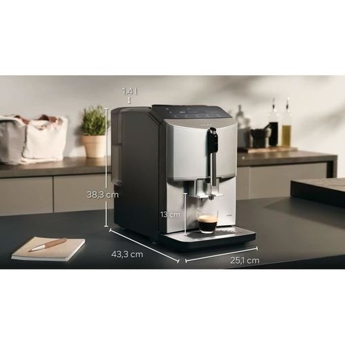 Expresso Broyeur - Eq300 S300 - 1,4 L - 1300 W - Inox Silver