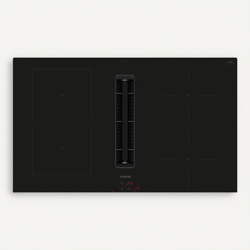 Table De Cuisson Aspirante Induction 80cm 4 Feux 7400w Noir Ed811bs16e