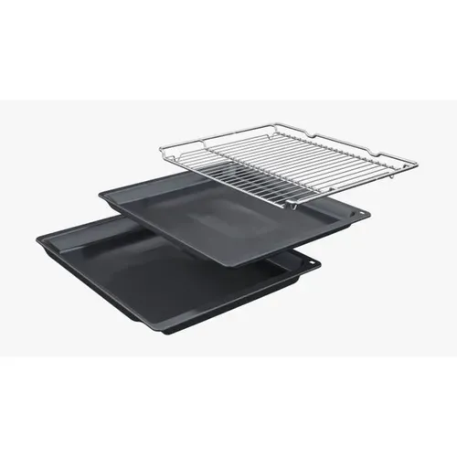 Four encastrable Ecoclean Softclose - IQ500 - Hb557gbs3f - Noir - 7 Modes De Cuisson